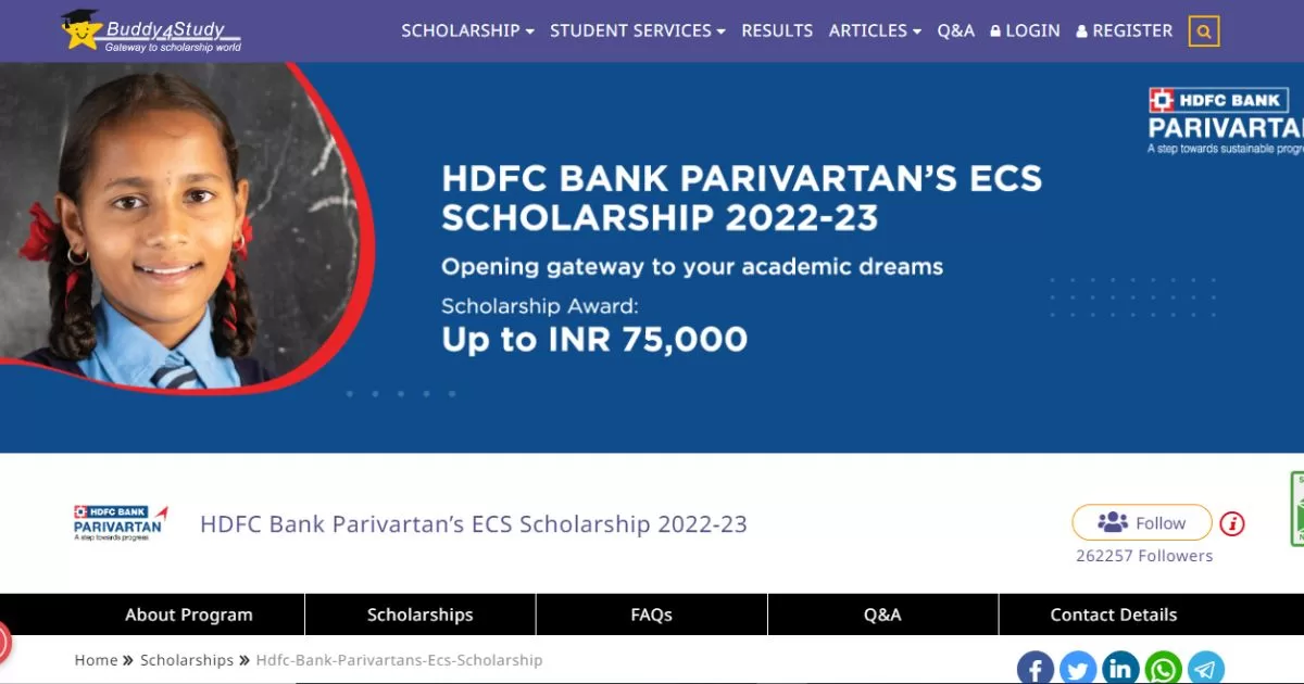 HDFC Scholarship 2023